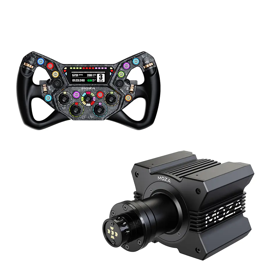 Pack Moza R9 V3 + Volante KS Pro 1