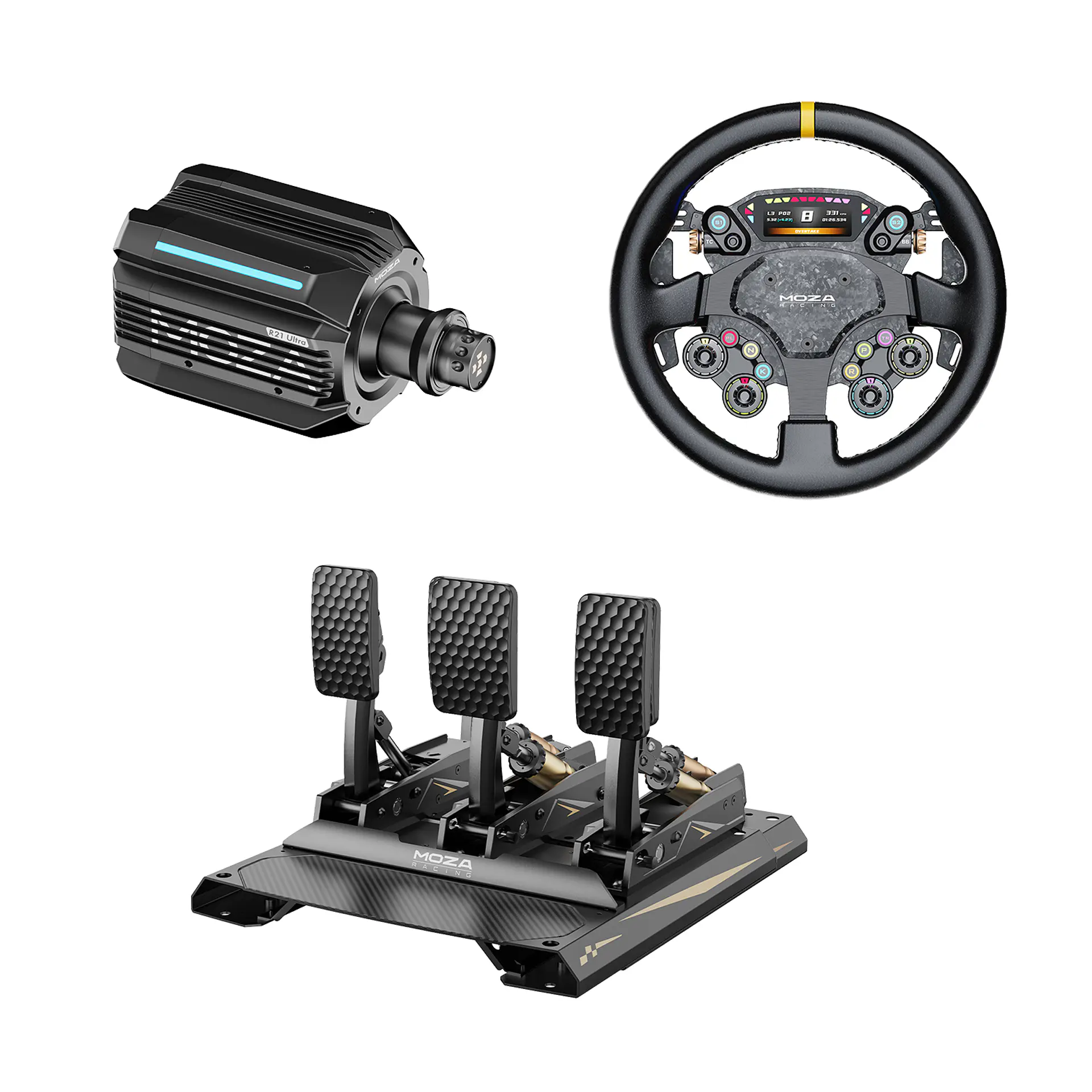 Pack Moza R21 + CS Pro + CRP2 1