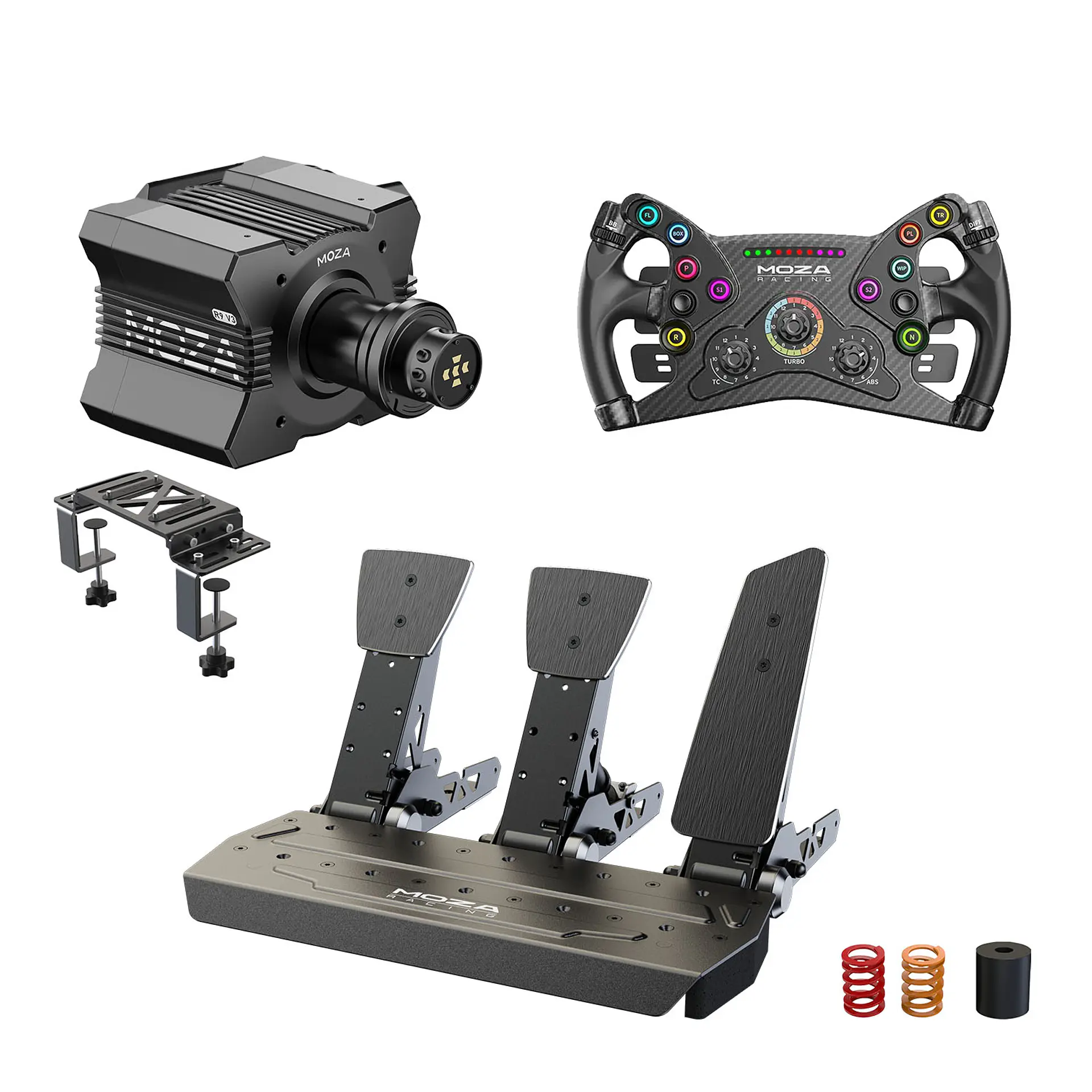 Pack MOZA R9 V3 GT Pro Full Set 1