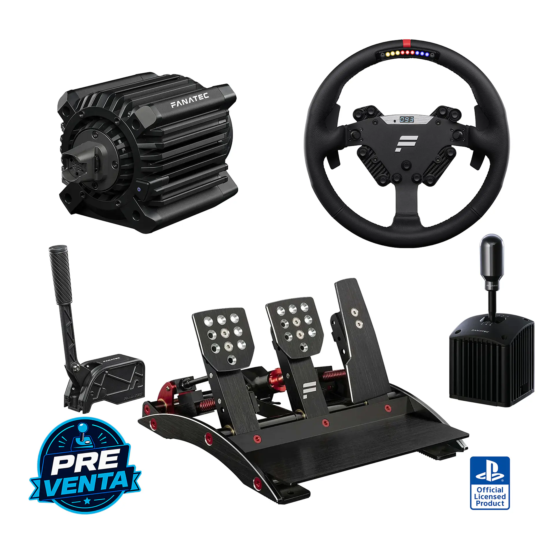 Pack Fanatec ClubSport DD+ Rally & Racing 1