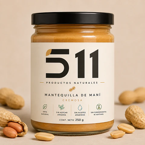 Mantequilla de Maní Cremosa
