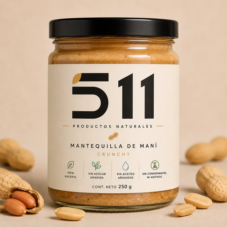 Mantequilla de Maní Crunchy 1