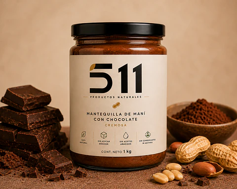 Mantequilla de Maní con Chocolate