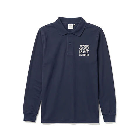 BLUE POLO LONG SLEVE