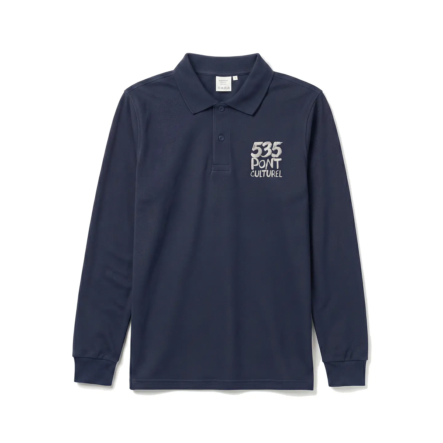 BLUE POLO LONG SLEVE 1