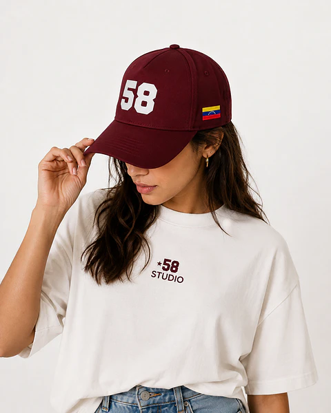 Gorra Vinotinto "58"