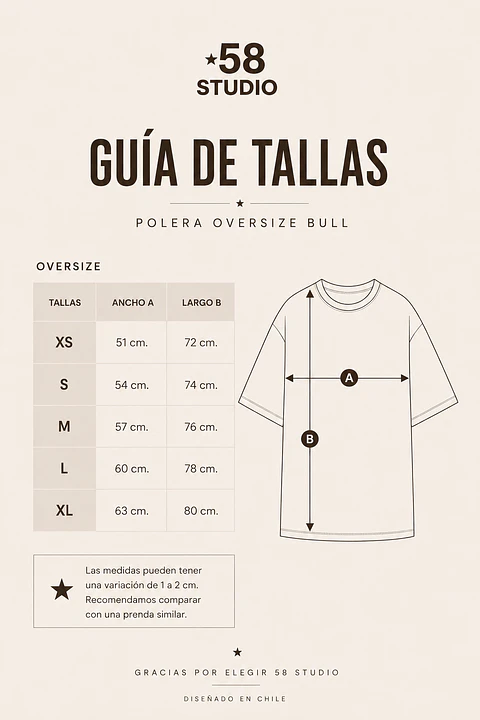 Polera +58