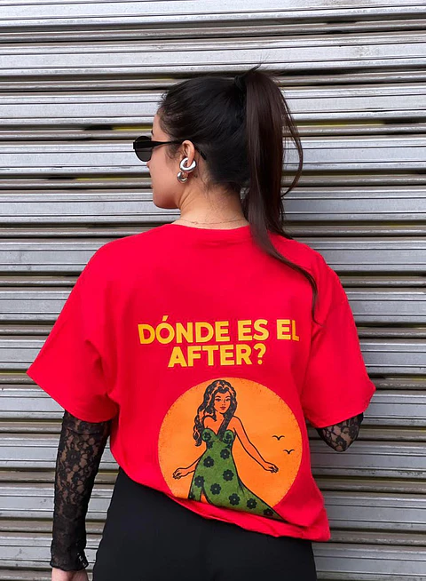 Polera Donde es el after?
