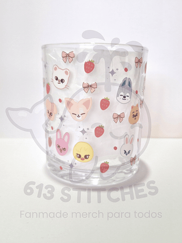 Taza Stray Kids - Vidrio Transparente 2