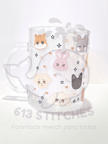 Taza Ateez - Vidrio Transparente 3