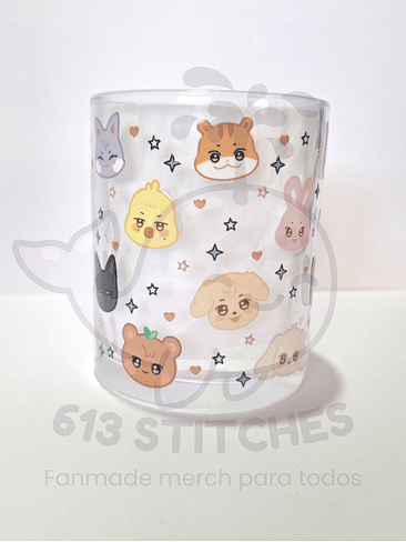 Taza Ateez - Vidrio Transparente 2