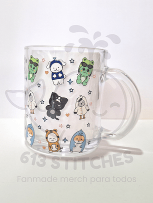 Taza Monsta X - Vidrio Transparente