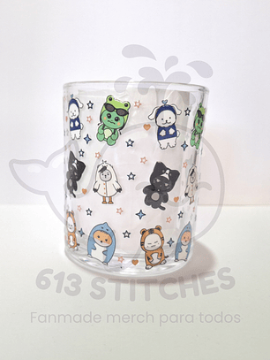 Taza Monsta X - Vidrio Transparente