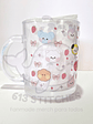 Taza BTS Frutillas - Vidrio Transparente - Miniatura 3