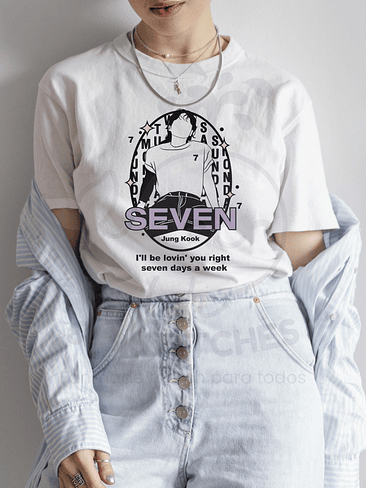 Polera BTS Jungkook Seven 2