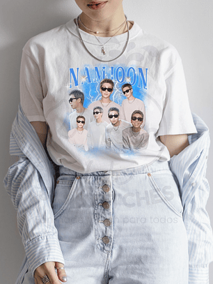 Polera BTS - RM Diseño Estilo Bootleg