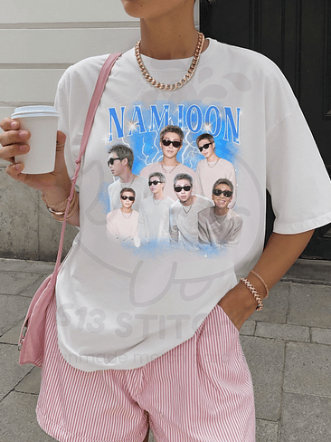 Polera BTS - RM Diseño Estilo Bootleg 2