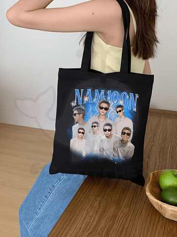 Totebag BTS - RM Diseño Estilo Bootleg 1