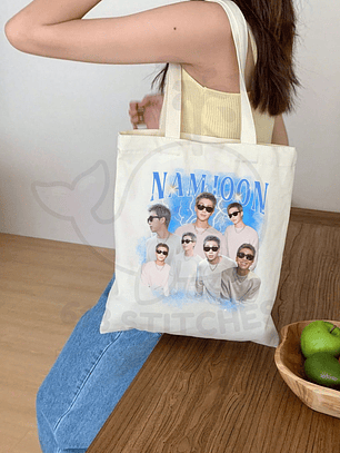 Totebag BTS - RM Diseño Estilo Bootleg
