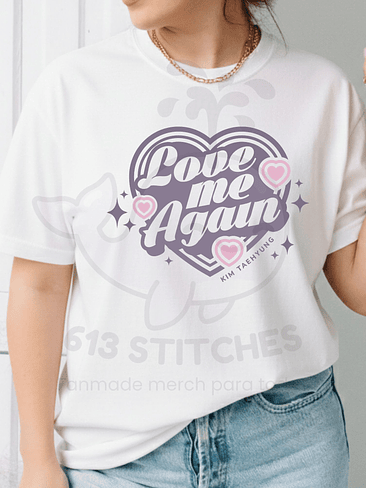 Polera BTS - V Love Me Again 3