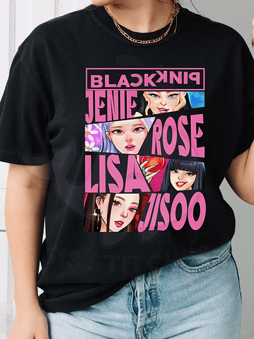 Polera Blackpink - OT4 Cómic 3