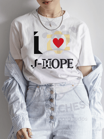 Polera BTS - I ♥︎ J-Hope 1