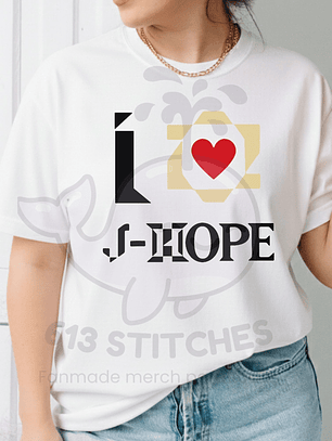 Polera BTS - I ♥︎ J-Hope