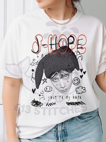 Polera BTS - J-hope Doodle 1