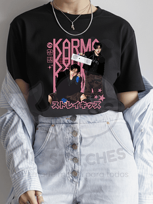 Polera Stray Kids - KARMA Diseño Individual