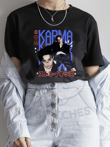 Polera Stray Kids - KARMA Diseño Individual 3