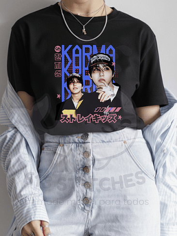 Polera Stray Kids - KARMA Diseño Individual 5