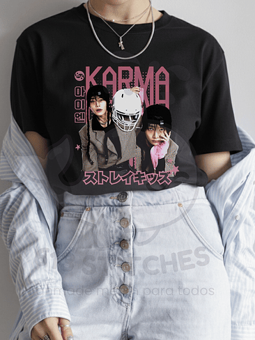 Polera Stray Kids - KARMA Diseño Individual 6
