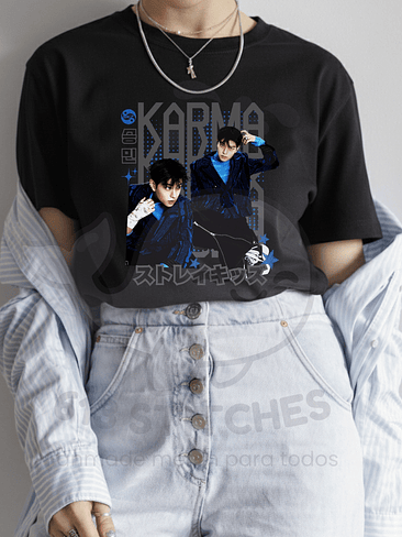 Polera Stray Kids - KARMA Diseño Individual 8