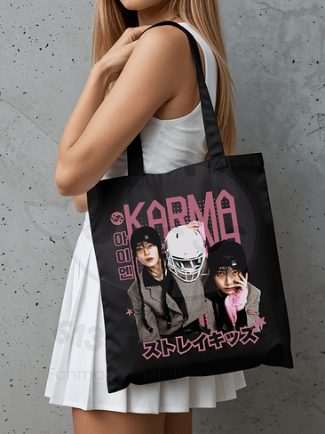 Totebag Stray Kids - KARMA Diseño Individual 1