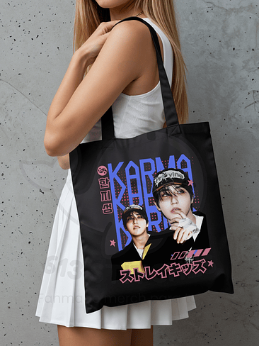 Totebag Stray Kids - KARMA Diseño Individual 2