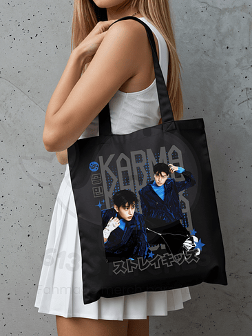 Totebag Stray Kids - KARMA Diseño Individual 3