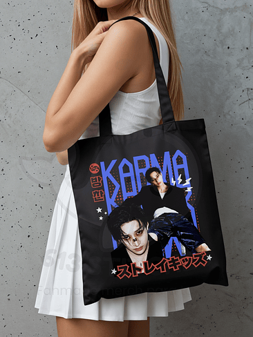 Totebag Stray Kids - KARMA Diseño Individual 6