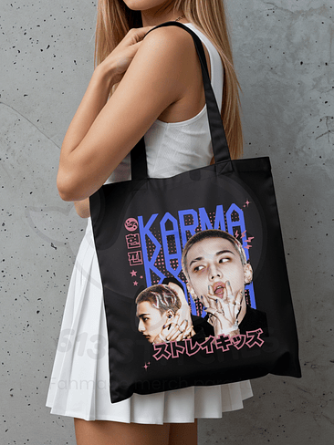 Totebag Stray Kids - KARMA Diseño Individual 7