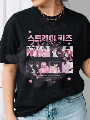 Polera Stray Kids DO IT Diseño Grupal