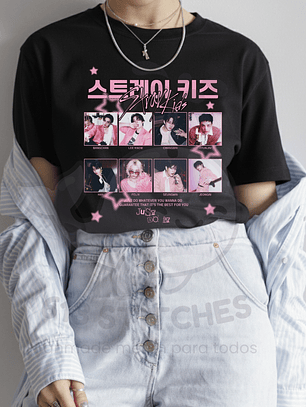 Polera Stray Kids DO IT Diseño Grupal