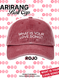 BTS Arirang Ball Cap - Jockey Bordado PRODUCTO FANMADE - Miniatura 2