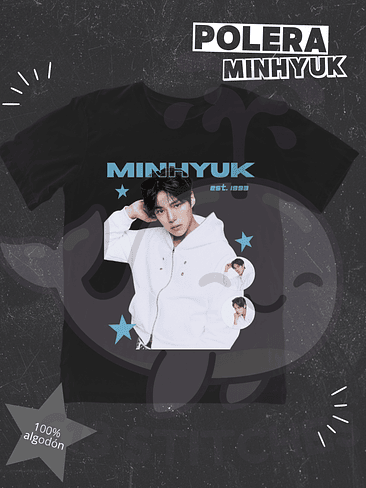 Monsta X The x: Nexus Tour Polera Minhyuk 2