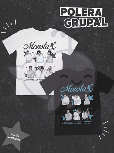 Monsta X The x: Nexus Tour Polera Grupal 1