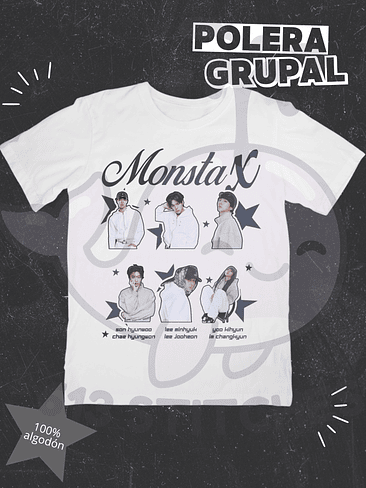 Monsta X The x: Nexus Tour Polera Grupal 2
