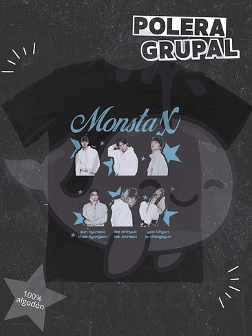 Monsta X The x: Nexus Tour Polera Grupal 3