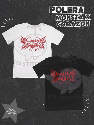 Monsta X The x: Nexus Polera Corazón