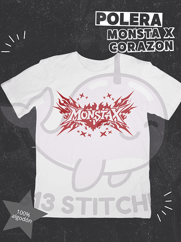 Monsta X The x: Nexus Polera Corazón 2