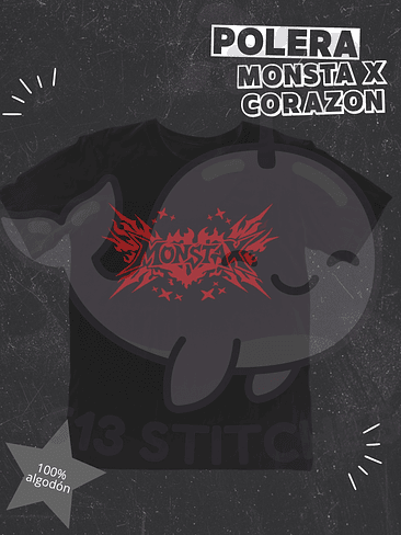 Monsta X The x: Nexus Polera Corazón 3