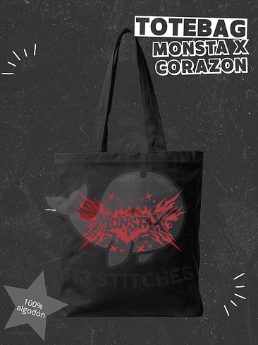 Monsta X The x: Nexus Totebag Corazón 1