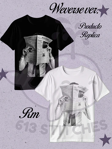 Bts Polera Weverse Rm (Producto Replica)  1